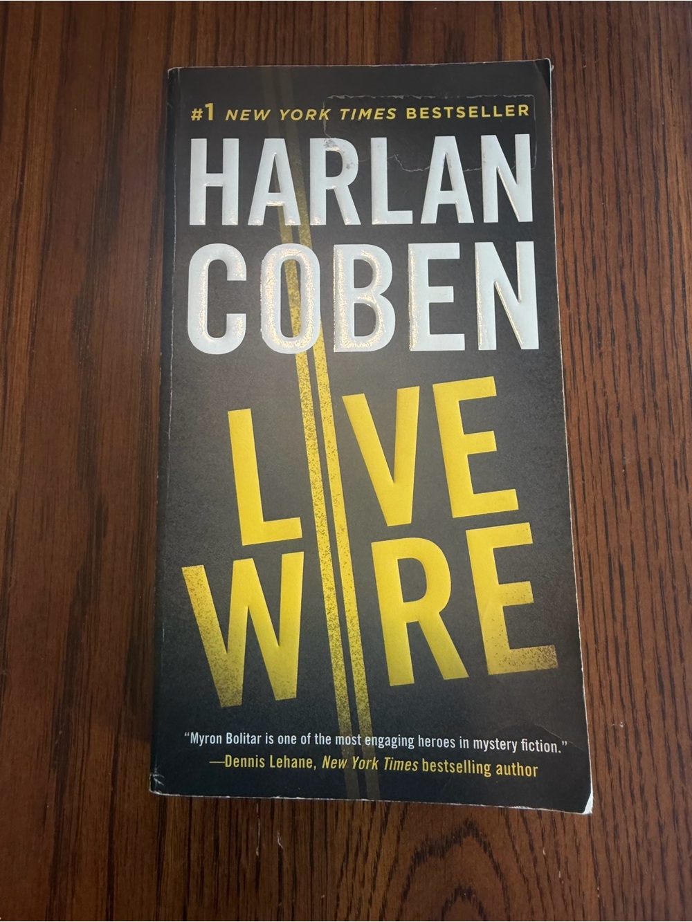 Live Wire Paperback Book - Black and Yellow